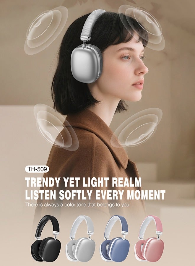 Black Wireless Over-Ear Headphones Enjoy Wonderful Music With Headphones - Image 3